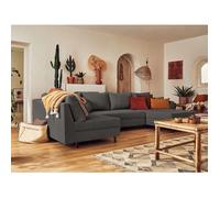 Lisa design canapé panoramique Rune - Gris foncé