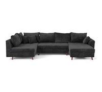 Lisa design Rune canapé panoramique - Anthracite