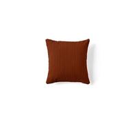 Rune - coussin - en velours côtelé - 37x37 cm - Terracotta