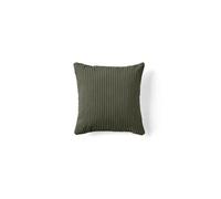 Rune - coussin - en velours côtelé - 37x37 cm - Vert