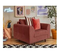 Lisa design Rune fauteuil velours - Terracotta