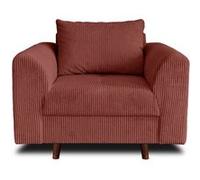 Lisa design Rune fauteuil velours - Terracotta