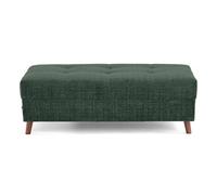 Rune - pouf en velours texturé - Vert