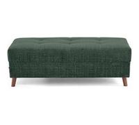 Rune - pouf en velours texturé - Vert $cou G