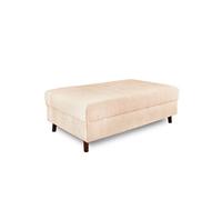 Lisa Design – Pouf modulable Rune – en velours côtelé – Beige