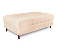Rune - pouf modulable - en velours côtelé - Beige $cou G
