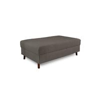 Rune - pouf modulable - en velours côtelé - Gris foncé