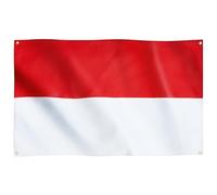 Runesol Drapeau Indonésie, 91x52cm, 3ft x 5ft, 4 Anneaux, Isra et Mi'raj, œillet dans chaque coin, Drapeau Indonésien, Hari Raya Nyepi, Bendera Merah-Putih, Drapeaux Premium