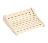 Runheo Appui-tête de sauna en pin massif - Forme ergonomique - 37 x 33 x 10 cm - Circulation naturelle de l'air pour un bien-être relaxant dans le bain à vapeur et l'utilisation du sauna à domicile