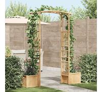 Runheo Arche de Jardin en Bambou Naturel 177 x 40 x 205 cm pour Support tuteur vignes Plantes Fleurs pergola tonnelle décoration extérieure et intérieure Durable