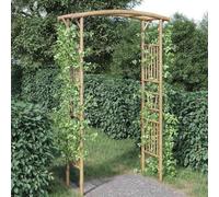 Runheo Arche de roses en bambou - 118 x 40 x 187 cm - Tonnelle de jardin - Pergola - Support pour plantes - Pour balcon, terrasse, cour, décoration extérieure avec structure en bois
