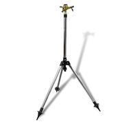 Runheo Arroseur en Zinc sur trépied avec réglage Rotation, Couverture jusqu'à 450 m², Jet oscillant, Secteur Ajustable, raccord Universel pour Jardin, pelouse, Gazon, Serre, terrasse