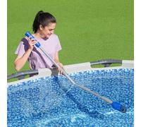 Runheo Aspirateur de Piscine sans Fil Flowclear AquaTech Bestway pour Nettoyage Fond paroi Liner carrelage Spa débris Feuilles Sable algues Piscine Hors Sol jusqu'à 3,05 m