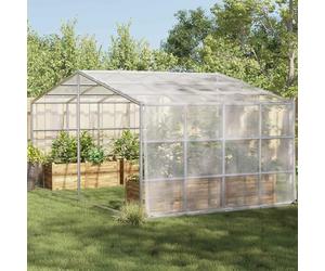 Runheo Bâche Transparente 5 x 5 m en polyéthylène avec œillets en Aluminium, renforcée pour Jardin, terrasse, mobilier extérieur, Protection Contre humidité, Drainage et déshérbage