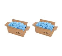 Runheo Boules Anti-bactériennes filtrantes pour Piscine Bleu 1400 g PE, Filtration Efficace jusqu'à 3 microns, Compatible avec Skimmers, épurateur, Bassin, Spa, Pompe, Nettoyage simplifié