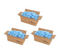 Runheo Boules filtrantes Anti-bactériennes Bleues 2100 g pour Piscine Spa Bassin Filtre Cartouche Nettoyage Durable efficacité Filtration jusqu'à 3 microns