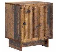 Runheo Cabinet de Chevet Bois Ancien 43 x 34,5 x 50 cm Meuble Rangement tiroir Commode Vintage pour Chambre Salon Style Industriel scandinave Moderne Pratique