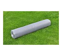 Runheo Clôture en treillis acier galvanisé carré 1x25 m argenté rouleau grillage rigide barrière séparation jardin terrasse balcon extérieur protection volaille