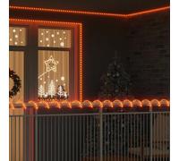 Runheo Cordon Lumineux avec 120 LED Blanc Chaud 5 m PVC décoration intérieure extérieure pour Ambiance Festive, idéal pour Jardin, terrasse, Salon ou Chambre