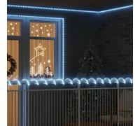 Runheo Cordon Lumineux avec 2400 LED Blanc Froid 100 m PVC pour décoration intérieure et extérieure, éclairage d'ambiance, Jardin, terrasse, Salon ou Chambre, Robuste et Flexible