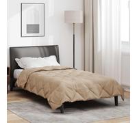 Runheo Couette d'été taupe en microfibre - 200 x 140 cm - Respirante et légère - Lavable - Hypoallergénique - Régulation de la température - Pour chambre d'été