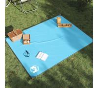 Runheo Couverture de Pique-Nique Bleue 205x155 cm pour Camping randonnée Bivouac Trek Tente Sac Couchage Matelas hamac réchaud popote Gourde Lampe Frontale Lanterne Boussole Couteau Survie abri