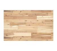 Runheo Dessus de Meuble de Salle de Bain en Bois d'acacia Massif Non traité 120x50x4 cm, Plan de Travail rectangulaire pour Vasque, Armoire, Rangement, tiroir et Colonne Suspendue