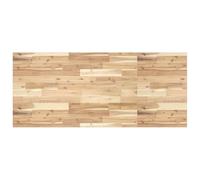 Runheo Dessus de Meuble de Salle de Bain en Bois d'acacia Massif Non traité 140 x 60 cm Plan de Travail Robuste pour Vasque Armoire Placard Rangement tiroir Colonne