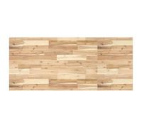 Runheo Dessus de Meuble de Salle de Bain en Bois d'acacia Massif Non traité 140x60x4 cm rectangulaire pour Meuble lavabo Vasque Armoire Rangement tiroir Colonne