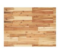 Runheo Dessus de Meuble lavabo en Bois d'acacia Massif Finition à l'huile 100x60x2cm pour Salle de Bain Armoire Placard Vasque Rangement tiroir