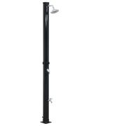 Runheo Douche Solaire Noire 220 cm 20 L pour Piscine Spa extérieur Chauffage régulation température Facile raccordement Tuyau d'arrosage Robuste