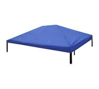 Runheo Housse de Gazebo 300 x 400 cm Bleu pour extérieur abri pergola pavillon Tente Toile Protection Pluie Soleil Vent Durable et Pliable pour Jardin terrasse Patio Camping