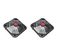 Runheo Lot de 2 chauffages solaires pour Piscine 735 W avec capteurs et Accessoires pour Chauffage économique et en extérieur ou Jardin