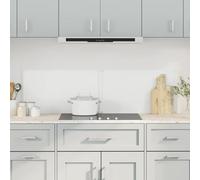 Runheo Lot de 2 parois de cuisine transparentes en verre trempé 70 x 60 cm, résistant aux chocs et aux températures, protection anti-éclaboussures légère pour cuisine, nettoyage facile, matériel de