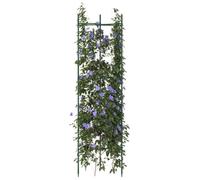 Runheo Lot de 4 cages à tomates - 116 cm - En acier et polypropylène - Vert - Réglable - Pour tomates, concombres, haricots, fleurs, terrasse, jardin, salon