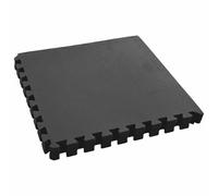 Runheo Lot de 6 tapis de sol de piscine - Noir - En mousse EVA - 2,16 m² - Antidérapant - Imperméable - Modulaire - Pour piscine, jacuzzi, jardin, piscine extérieure