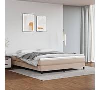 Runheo Matelas de lit à Ressorts ensachés fermeté Moyenne 160x200x20 cm Similicuir Durable, Soutien Ergonomique, pour Chambre Adulte ou Enfant, Facile à déhousser et Respirant