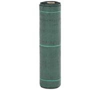 Runheo Membrane Anti-Mauvaises Herbes en polypropylène Vert 0,5x150 m, résistant UV, perméable à l'eau, idéale pour Jardinage, aménagement paysager, allées, terrasses, Potager, Talus, Bassin