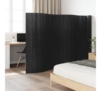 Runheo Paravent gris en bambou, 800 cm de large, 165 cm de haut, autonome, pliable, comme séparateur de pièce, brise-vue pour chambre à coucher, salon, bureau et vestiaire, intérieur
