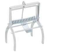 Runheo Pièges à Taupes en Acier galvanisé 10 pièces Argenté pour Jardin pelouse Protection Efficace sans Poison Durable et réutilisable pour intérieur extérieur