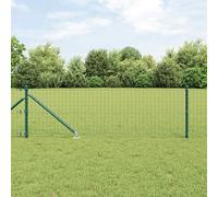 Runheo Piquet de clôture à enfoncer au sol 52 pièces vert en acier galvanisé résistants aux intempéries et à la rouille pour jardin et extérieur, facile à installer