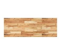 Runheo Plateau de bureau en bois d'acacia massif avec revêtement à l'huile - 140 x 50 x 2 cm - Surface rectangulaire - Polyvalent - Pour bureau, bureau à domicile, poste de travail de jeu
