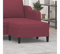 Runheo Repose-pieds rembourré avec housse en tissu - 70 x 55 x 41 cm - Pouf ottoman et étagère - Tabouret compact pour salon et chambre à coucher - Table d'appoint moderne avec espace de rangement