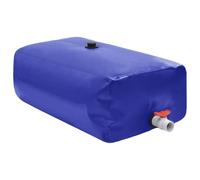 Runheo Réservoir d'eau Pliable 100 L PVC avec Robinet et raccord pour arrosage Jardin terrasse Camping Stockage d'eau Flexible léger Robuste pour pelouse Plantes et activités extérieures