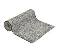 Runheo Revêtement de Pierre Gris en Polaire PP Non tissée 1250x40 cm épaisseur 4,5 mm pour étangs Jardins Cascades et Zones humides idéal pour décorer et protéger