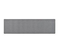 Runheo Tapis de Couloir Gris foncé 80x300 cm en polypropylène tufté antidérapant Lavable pour Salon Chambre Cuisine Bureau décoration intérieur Confortable Doux Moelleux
