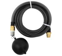 Runheo Tuyau d'aspiration avec raccords en laiton, tuyau d'arrosage en PVC de 3 m, tuyau flexible de 2,8 cm pour arrosage, nettoyage, jardin, extérieur, flotteur et tamis pour eau propre