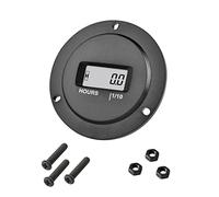 Runleader RL-HM065AD Compteur D'Heures Numérique, Écran LCD | Étanche IP68 Pour AC/DC 5V-277V, Pour Tracteurs Jardin, Générateurs, Club Car, Camping-Cars, Bateaux