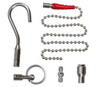 RUNPOSTICKS Kit d'accessoires, aide à la traction de câbles, 5 pièces, filetage RTG Ø 6 mm, accessoires pour RUNPOSTICKS, pour plafonds suspendus, support de câble élevé