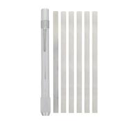 RUNROTOO 1 jeu de stylos en stéatite pour soudage - Crayon de marquage pour acier avec mine en stéatite rechargeable, pour les projets de construction de précision, de travail du bois et de